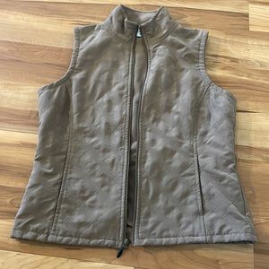 Columbia Women’s Chocolate Brown Full Zip Vest Small